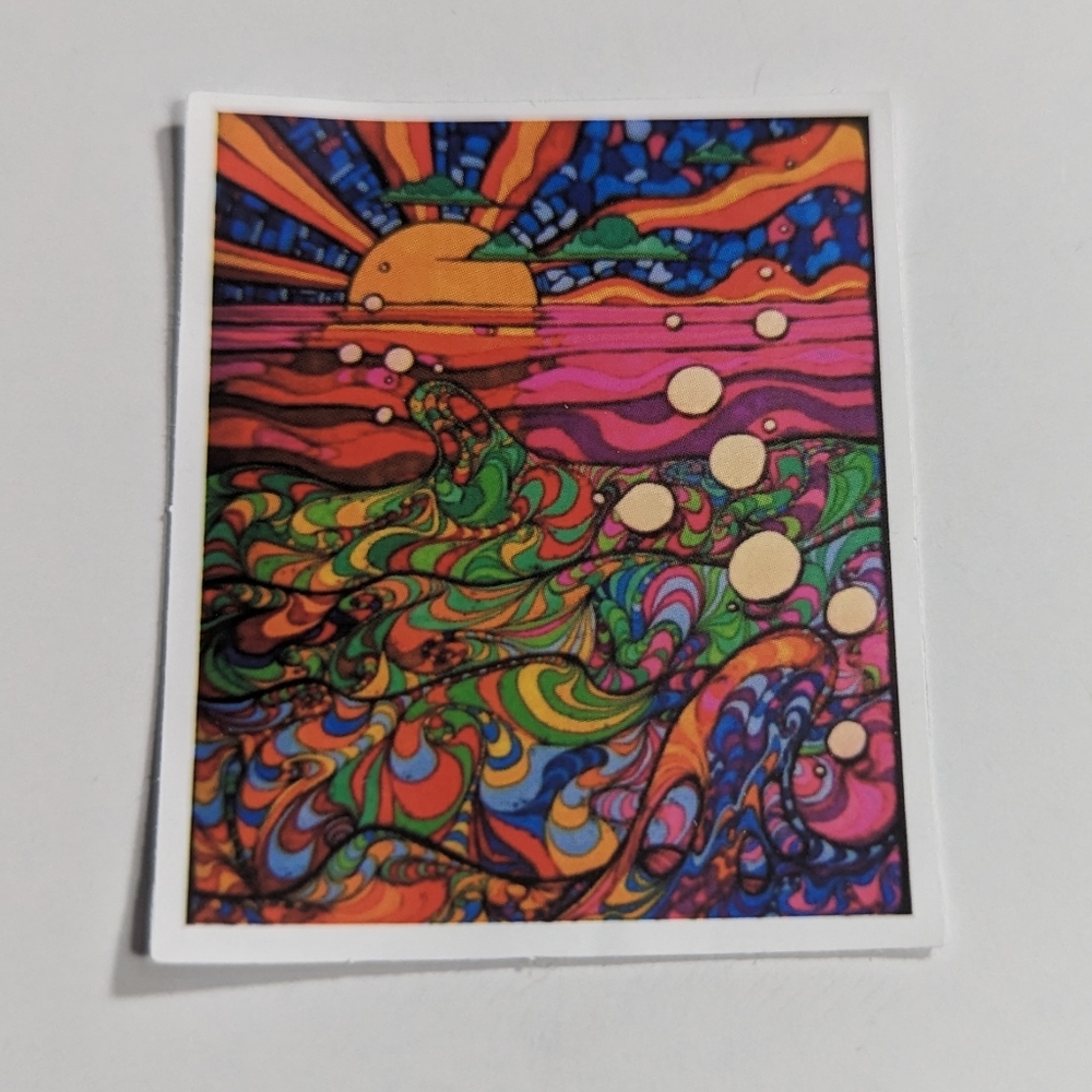 Psychedelic Sunshine Sticker